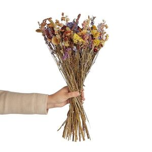 FLOWER MARKET szárított mezei virágcsokor, színes kép