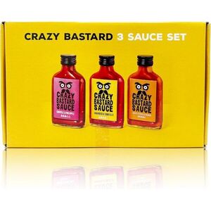 CRAZY BASTARD csípős szósz szett 3 x 100 ml, sárga kép