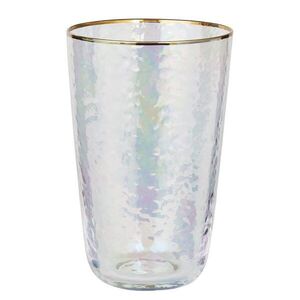 SMERALDA long drink pohár arany szegéllyel 530 ml kép