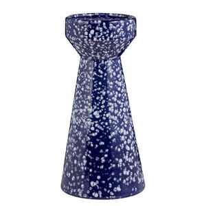 SPECKLE kerámia gyertyatartó 25cm, kék kép