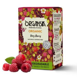 ORGANSIA bio tea piros bogyósgyümölcs Ashwagandával 18 filter kép
