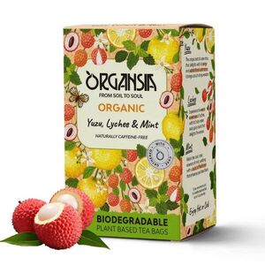ORGANSIA bio tea Yuzu Licsi & Menta 18 filter kép