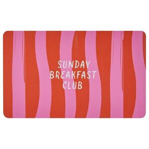 BREAD N' BUTTER reggeliző deszka , Sunday Breakfast Club csíkos kép