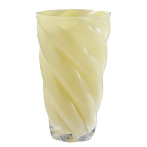 SWIRL üveg váza 30 cm, butteryellow kép