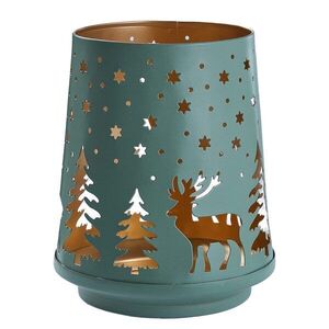 MOUNTAIN LODGE fém lámpás 15 cm , zöld kép