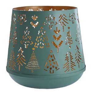 MOUNTAIN LODGE fém lámpás 20 cm , zöld kép