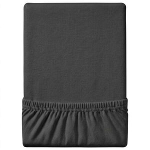 Jersey EXCLUSIVE sötétszürke lepedő 90x200 cm Grammsúly: Lux (190 g/m2) kép