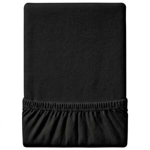 Jersey EXCLUSIVE fekete lepedő 200 x 220 cm kép