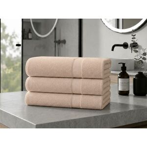 CLARYSSE ELEGANCE törölköző 70x140 cm homokszínű, 100% pamut kép