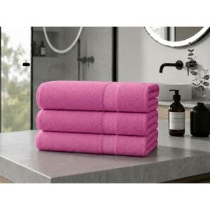 CLARYSSE ELEGANCE törölköző 70x140 cm rózsaszín, 100% pamut kép