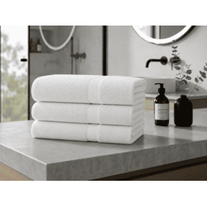 CLARYSSE ELEGANCE kéztörlő 60x110 cm fehér, 100% pamut kép