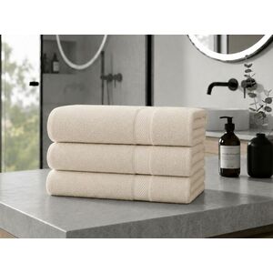 CLARYSSE ELEGANCE törölköző 60x110 cm krémszínű, 100% pamut kép