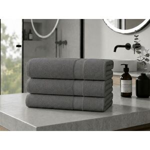 CLARYSSE ELEGANCE törölköző 60x110 cm szürke, 100% pamut kép