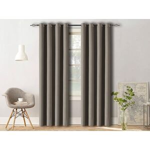 Szürkésbarna OXFORD függöny 140x250 cm Felfüggesztés: Hullámos sínszalag kép