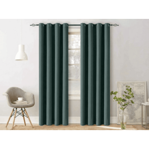 Türkizkék OXFORD függöny 140x250 cm Felfüggesztés: Hullámos sínszalag kép