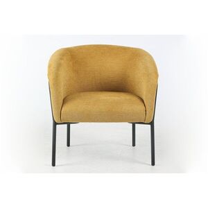 Design fotel CLOVER BREGO, mustár színű kép