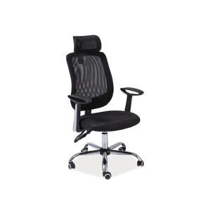 Fekete irodai szék FLEXISEAT Q-118RC kép