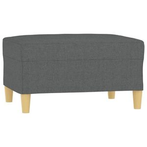 vidaXL sötétszüke szövet lábzsámoly 70x55x41 cm kép