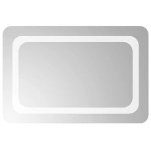 vidaXL LED-es fürdőszobatükör 60x40 cm kép