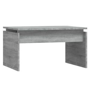 vidaXL szürke sonoma szerelt fa dohányzóasztal 68x50x38 cm kép