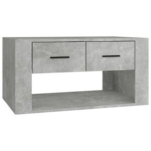 vidaXL betonszürke szerelt fa dohányzóasztal 80x50x40 cm kép