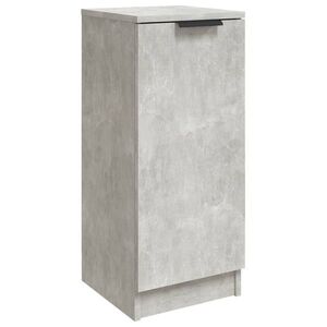 Betonszürke szerelt fa tálalóasztal 30 x 30 x 70 cm kép