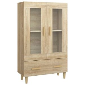 vidaXL sonoma-tölgyszínű szerelt fa magasszekrény 70 x 31 x 115 cm kép