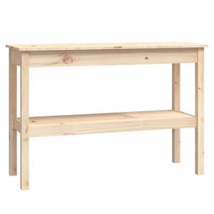 vidaXL tömör fenyőfa tálalóasztal 110 x 40 x 75 cm kép