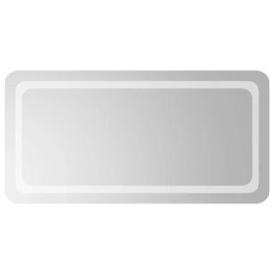 vidaXL LED-es fürdőszobatükör 50x100 cm kép