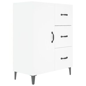 vidaXL fehér szerelt fa tálalószekrény 69, 5 x 34 x 90 cm kép