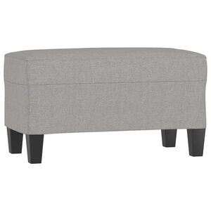 vidaXL világosszürke szövet pad 70 x 35 x 41 cm kép
