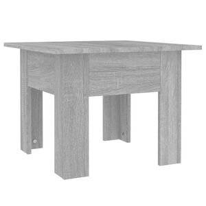 vidaXL szürke sonoma színű szerelt fa dohányzóasztal 55 x 55 x 42 cm kép