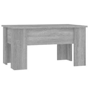 vidaXL szürke sonoma színű szerelt fa dohányzóasztal 79 x 49 x 41 cm kép