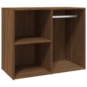 vidaXL barna tölgy színű szerelt fa pipereszekrény 80 x 40 x 65 cm kép