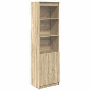 vidaXL sonoma tölgy szerelt fa magasszekrény 50x35x180 cm kép