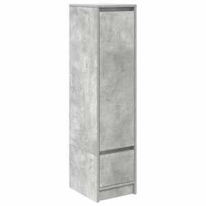 vidaXL betonszürke szerelt fa magasszekrény 29, 5x34x119, 5 cm kép