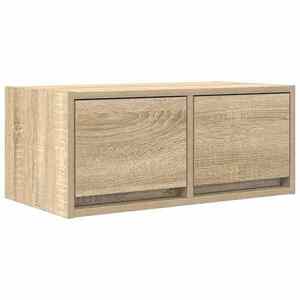 vidaXL sonoma tölgy színű szerelt fa fali TV-szekrény 60x31x25, 5 cm kép