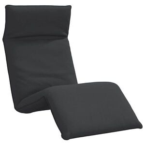 vidaXL fekete oxford-szövet összecsukható napozóágy 175x54x8, 5 cm kép