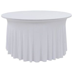 vidaXL 2 darab fehér sztreccs körabrosz 150 x 74 cm kép