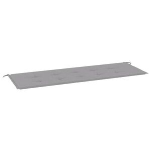 vidaXL szürke oxford szövet kerti padpárna 150x50x3 cm kép