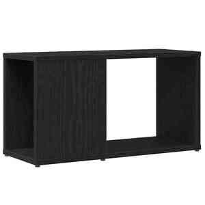 vidaXL fekete tölgy színű szerelt fa TV-szekrény 60x24x32 cm kép