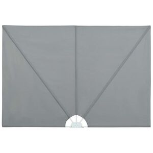 vidaXL szürke összecsukható terasz oldalárnyékoló 400 x 200 cm kép