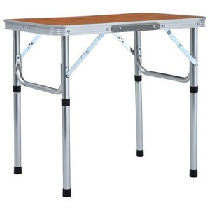 vidaXL összecsukható alumínium kempingasztal 60 x 45 cm kép