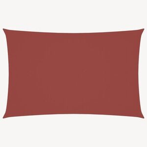 vidaXL terrakotta téglalap alakú oxford-szövet napvitorla 2, 5 x 5 m kép