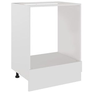 vidaXL “Riga” fehér szerelt fa sütőszekrény 60 x 46 x 81, 5 cm kép