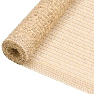 vidaXL bézs HDPE belátásgátló háló 1, 2 x 50 m 195 g/m² kép