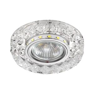 LUXERA - CRYSTALS mennyezeti lámpa 1xGU10/50W/230V + LED szalag kép