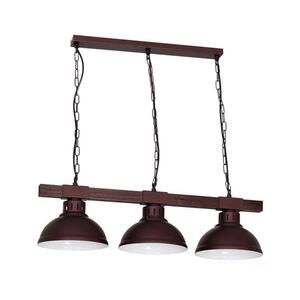 Csillár láncon HAKON 3xE27/60W/230V sötét 9054 kép