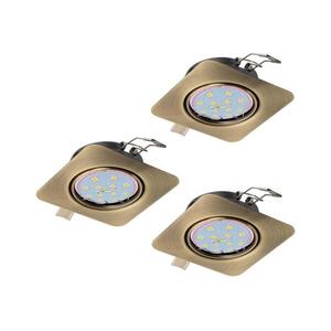 Eglo 94269 - 3 darabos LED beépíthető lámpa szett PENETO 3xGU10-LED/5W/230V 94269 kép