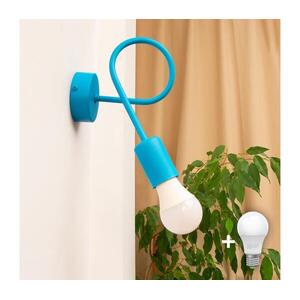 LED fali lámpa OXFORD 1xE27/15W/230V kék K-2016/1 TRQ kép